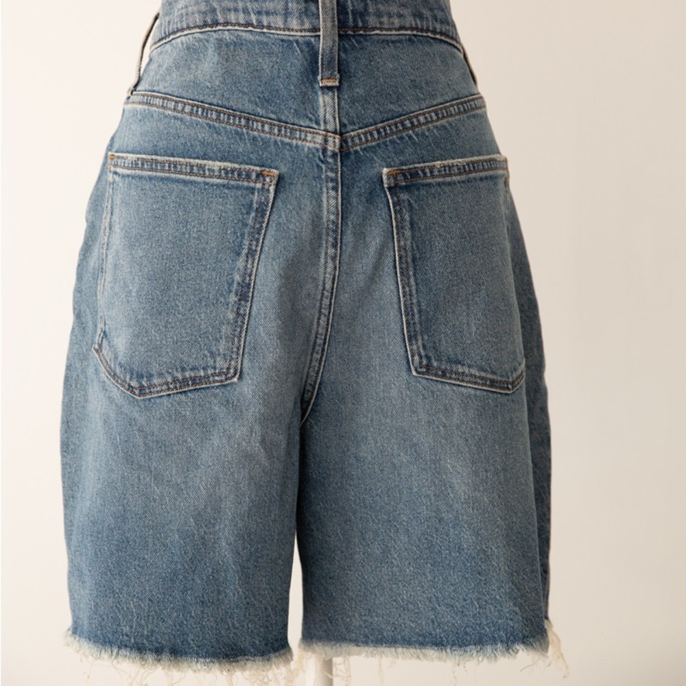 MADEWELL High-rise denim shorts (mid length) size 31 - Picture 10 of 11